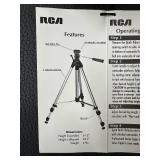RCA Full Size or Compact Camcorder/Photo Tripod with Adjustable Panhead