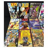 Lot of 15 Assorted Comic Books Including X-O Manowar, Slapstick, Wolverine, Venger Robo