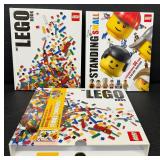 The LEGO Book and Standing Small: LEGO Minifigure 30th Anniversary Book Set