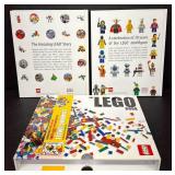 The LEGO Book and Standing Small: LEGO Minifigure 30th Anniversary Book Set