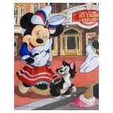 Doug Bolly Framed Disney Print Mickey and Minnie Summertime Theme