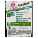 Energizer Recharge USB Charging Station with 6 AA and 4 AAA Batteries