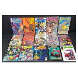 Collection of 15 Comic Books Including Spawn, Street Fighter II, and Marvel Titles