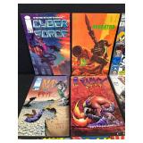 Collection of 15 Comic Books Including Spawn, Street Fighter II, and Marvel Titles