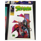 Collection of 15 Comic Books Including Spawn, Street Fighter II, and Marvel Titles