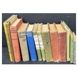 Collection of 12 Vintage Hardcover Books Poetry and Novels