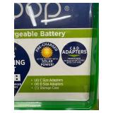 Panasonic Eneloop Rechargeable Battery Set with Charger, Case, and Adapters