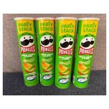 4 Cans of Sour Cream And Onion Pringles