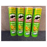 4 Cans of Sour Cream And Onion Pringles