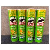 4 Cans of Sour Cream And Onion Pringles