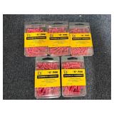 5 X 100Ct Packs Of Solderless Terminals