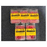5 X 100Ct Packs Of Solderless Terminals