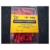 5 X 100Ct Packs Of Solderless Terminals