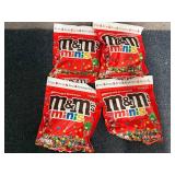 4 Bags Of Mini Peanut Buttter M&M