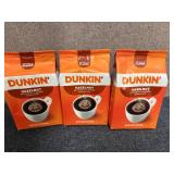 3 Bags Of Dunkin Hazelnut Coffee