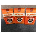 3 Bags Of Dunkin Hazelnut Coffee