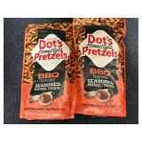 2 1Lb Bags Of Dots Bbq Pretzels