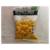 3 x 12ct Boxes of Smart-Snx Crispy Protein Bites - Honey Mustard