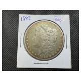 1882 Toned Morgan Silver Dollar