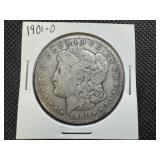 1901 O Morgan Silver Dollar