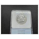 1957 Franklin Half Dollar NNC PR70 Great Toning