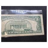1963 Red Seal $5 Bill