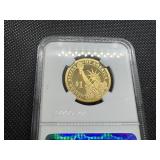 17th President Andrew Johnson 2011 S $1 NGC Early Releases PF 69 Ultra Cameo