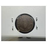 1939 Third Reich Germany 1 Reichspfennig
