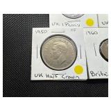 Five Older British Coins