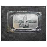 2023 Stacks and Bowers 1 oz Silver Bar