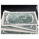 10 Sequential $2 Bills