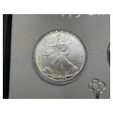 Happy Birthday Bundle - Two 1 oz Silver Rounds 1998 Eagle and 1996 Birthday Round