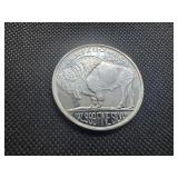 2013 BU 1 oz Silver Round Buffalo Design