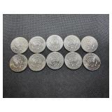 10 AU 2023 D Kennedy Half Dollars
