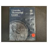 Partially Complete 1959 - 1996 Lincoln Memorial Cent Collection Book