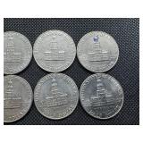 Ten Bicentennial 50 Cent Pieces