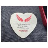 1999 Gibraltar Cherub 1 oz Silver Round in Display Case