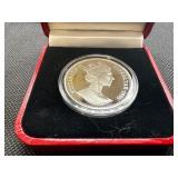 1999 Gibraltar Cherub 1 oz Silver Round in Display Case