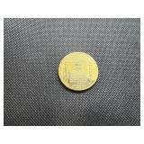 Gold Plated JFK Inaugurated President 1961 Coin