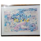 LeRoy Neiman 1976 Lowes Monte Carlo Grand Prix Framed Print