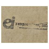 Original Acrylic Painting on Board by M. Ahrens ~ Ice Road Racing