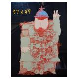 Mark Brown Prussian Peace Soldier Screen Print Art