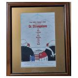 Dr. Strangelove 1964 Movie Promo Flyer Framed