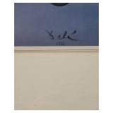 Framed Salvador Dalí Galatea of the Spheres Lithograph, Numbered Edition 16/19