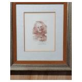 Salvador Dalí El Greco Original Etching Signed Framed, 1968