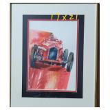 Framed Print Adieu, Guy Moll by Czech artist Theodor Pit?k