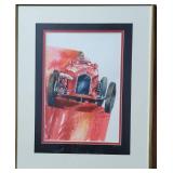 Framed Print Adieu, Guy Moll by Czech artist Theodor Pit?k