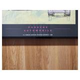 Framed Print 1964 Porsche 911 Patent Filing Sketches