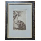 Mother Goose Signed Studio Proof by Philip Thompson 1966