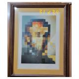 Salvador Dali Lincoln in Dalivision Signed and Numbered Framed Print 39/350